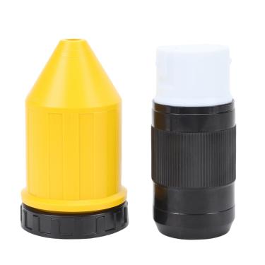 Imagem de Zhjvihx Plugue de Trava Giratória do Cabo de Alimentação RV 50AMP Com Tampa de Travamento da Bota, Substituição do Conector de Costa Fêmea NEMA 50R, Impermeabilização à Prova de Poeira