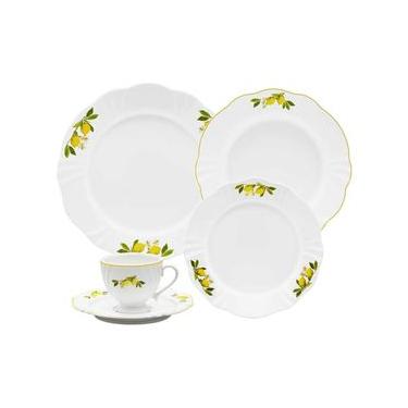Imagem de Jogo de Jantar e Chá Oxford Soleil Limoni 30 Peças Porcelana