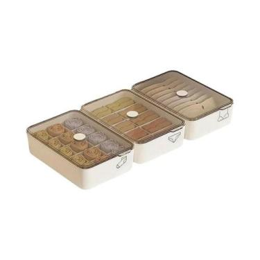 Imagem de Caixa De Armazenamento Para Roupas Íntimas Com Tampa Transparente E Co