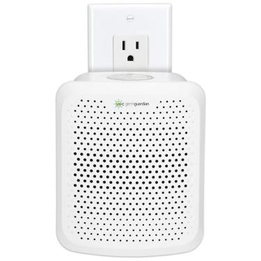 Imagem de Purificador de Ar Conectável com Luz Noturna UV, 110V, GermGuardian AC225W, Branco
