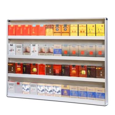 Imagem de Suporte de exibição de cigarro - caixa de armário de exibição de parede de varejo de loja, dispensador organizador para charuto de doces de cigarro (cor: 8,2 cm, tamanho: 60 x 80 cm), CNABNHCAA-8,2 cm