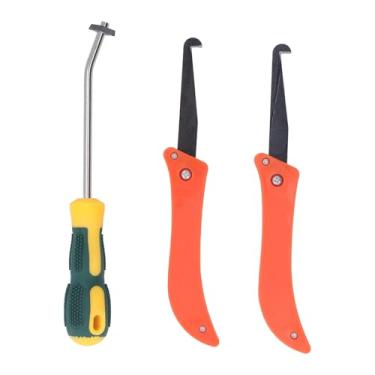 Imagem de GOTOTOP Conjunto de Ferramentas de Remoção de Rejunte, Ferramentas de Limpeza de Juntas de Azulejo Com 2 Facas e Raspador para Pisos de Cerâmica, Calafetagem de Azulejos de Parede