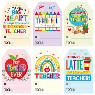 Imagem de Adesivos de agradecimento do professor, etiquetas de agradecimento, professores, etiquetas para cartões, envelopes, selos, decoração, suprimentos, 36 peças