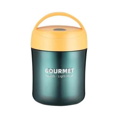 Imagem de Lancheira Térmica Infantil De Aço Inoxidável 500ml, Copo Para Sopa E M