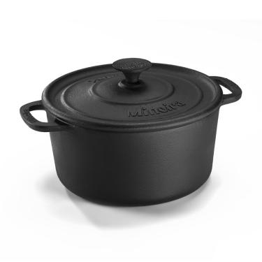 Imagem de Caçarola Redonda Estilo Ferro Panela Mineira 20x15,5cm 2,9L