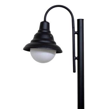 Imagem de Poste Luminária Colonial Ipanema Extra Jardim Alumínio 2,00m