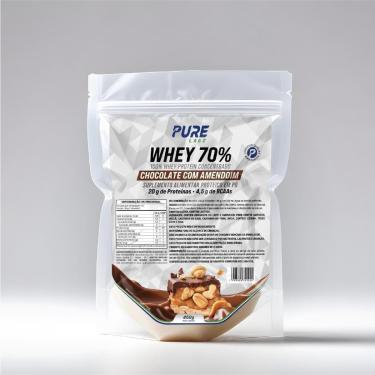 Imagem de Whey Protein Concentrado 70% 450g Pure Athletic-Unissex