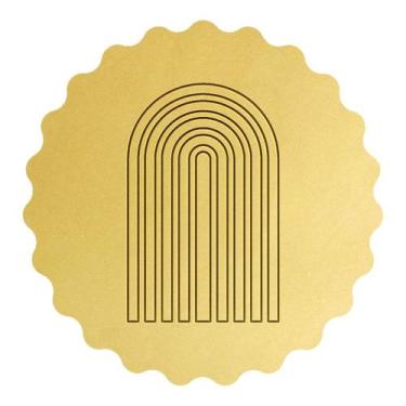 Imagem de Cortador Porta Portal Arco-Íris Camadas - DOCE IMPRESSO, 9,5cm