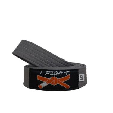 Imagem de Faixa Kimono Artes Marciais Judô Jiu-Jitsu Adulto - 1 Fit, A3, Cinza