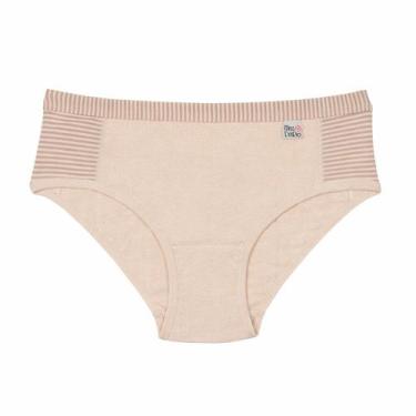 Imagem de Calcinha Infantil Listrada Miss DelRio 51680, Bege, GG