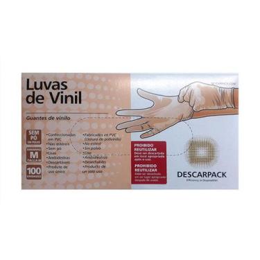 Imagem de Luva vinil sem talco m descarpack, M