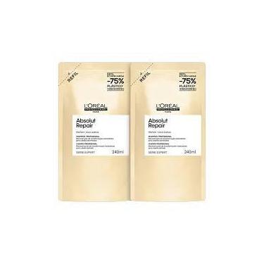 Imagem de Kit Com 2 Refil Sh Absolut Repair Loréal Professionnel 240ml - LOREAL