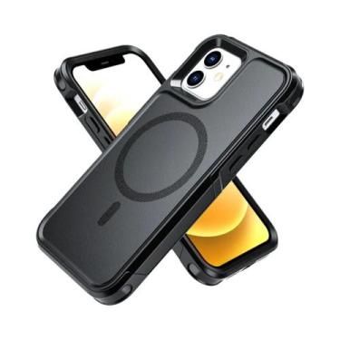 Imagem de Capa Magnética Para iPhone 16 15 14 13 12 pro Max Mini, MagSafe, Prote