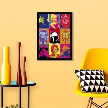 Imagem de Quadro Decorativo Star Wars Pop Art