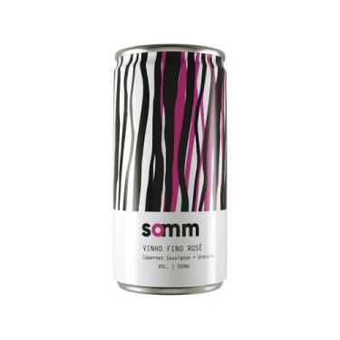 Imagem de Vinho somm cabernet sauvignon/grenache rosé 269ml, 269ml, Suave, Rosé