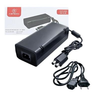 Imagem de Fonte De Alimentação 2 Pinos Para Xbox 360 Slim- Kapbom