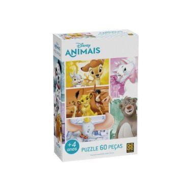Imagem de Quebra-cabeça 60 Peças Disney Animais Puzzle - Grow