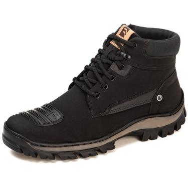 Imagem de Bota Coturno Adventure com Biqueira Trilha Estilo Conforto Cano Medio Sola Tratorada Trabalho-Feminino