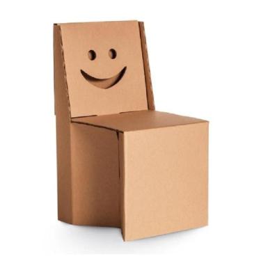 Imagem de Cadeira Infantil Sorriso - Eu Amo Papelão