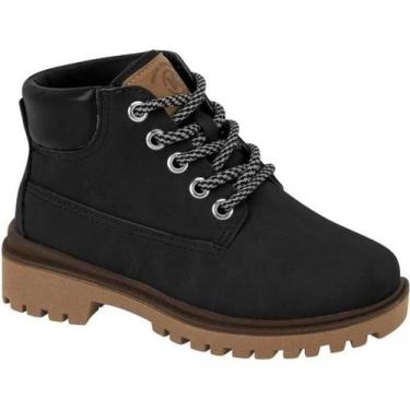 Imagem de Bota Infantil Molekinho Coturno Baby com Cadarço, Preto, 24