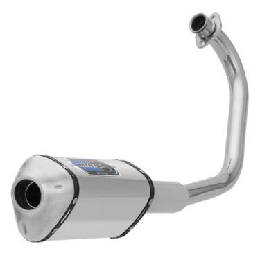 Imagem de Escapamento Pro Tork Mini 3 Titan Ks 125 Fan 2000 À 2008 Curva Cromada