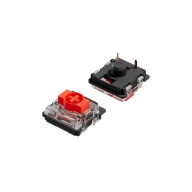 Imagem de Interruptores de chave de baixo perfil Gateron ks-27 para teclados mecânicos de jogos | Montado em Placa (Gateron Red, 65 Pçs)