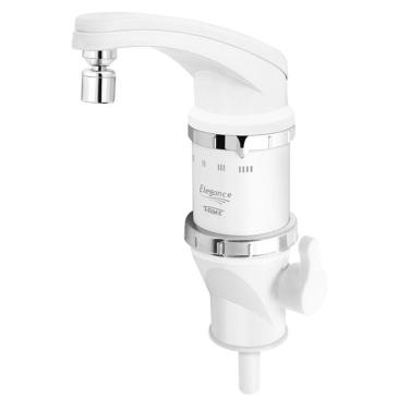 Imagem de Torneira Elétrica Fame Elegance 4 Temperaturas de Bancada Branca 127V