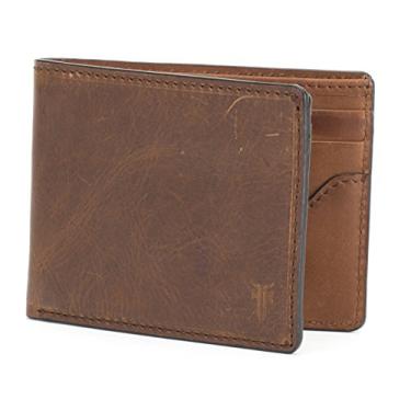 Imagem de FRYE Carteira masculina Logan Slim Id, Conhaque, tamanho nico