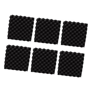 Imagem de Espuma Acústica, 10 PCS Painéis Acústicos Almofada de Isolamento Acústico de Alta Densidade Placa de Poliuretano Absorvente de Isolamento Acústico para Produtos de Amortecimento