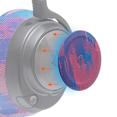 Imagem de Placas de alto-falante lateral WC para fones de ouvido Arctis Nova da Wicked Cushions | Compatível com Arctis Nova Pro Wireless/Pro Wired/Nova 7/7x / 7p | Speed ​​Racer