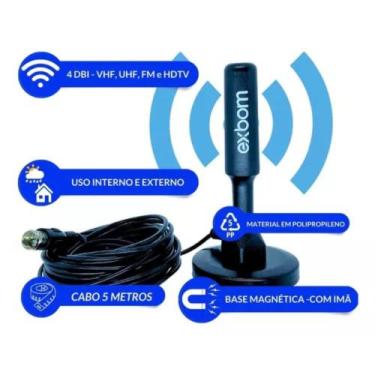 Imagem de Antena Hd Para Tv Samsung LG Smart Led Lcd 4k 3d Int/ext Uhf - good ho