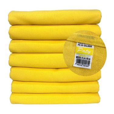 Imagem de Kit 5 Pano De Prato Pé De Galinha Preto Vermelho Pink Amarelo Azul - P