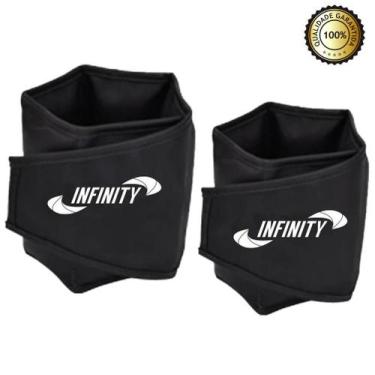 Imagem de Peso Para Perna Tornozeleira Profissional Par 4Kg - Infinity, 40 cm