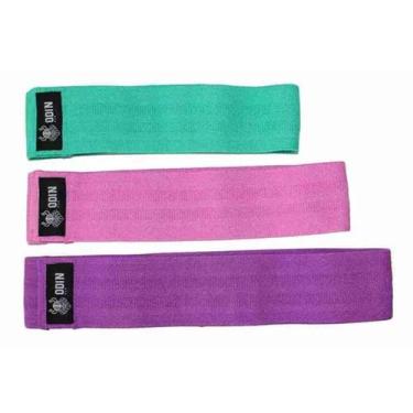 Imagem de Kit 3 Faixas Elásticas Exercício - Hip Resistance Bands - innovaree-co