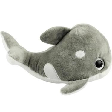 Imagem de Pelucia baleiazinha 20cm bbr, Cinza, UN