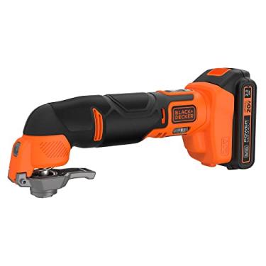 Imagem de Kit de ferramentas oscilantes BLACK + DECKER 20 V MAX, multiferramenta, 6 velocidades (BDCOS20D1K)
