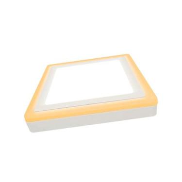 Imagem de Painel de Led Taschibra Quadrado de Sobrepor 18+6W Dual Color Bivolt