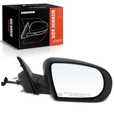 Imagem de A-Premium Espelho retrovisor traseiro externo preto dobrável manual do passageiro - compatível com Jeep Compass 2017-2023