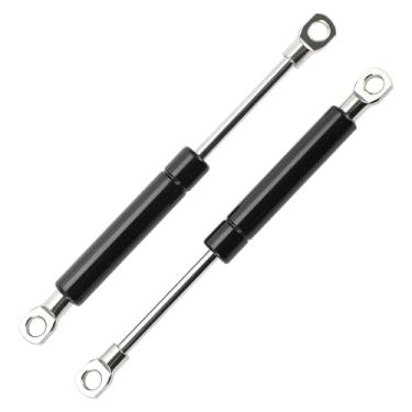 Imagem de Motoforti Suportes de elevação universais Struts mola a gás 7 polegadas/180 mm 55Ib/245N/25kg preto 2 peças