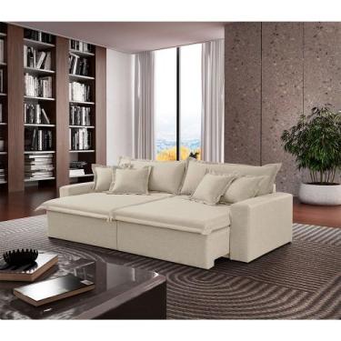 Imagem de Sofá Montreal Linho 02 Módulos de 90cm B25cm Meu Sofá Online, A302 LIN