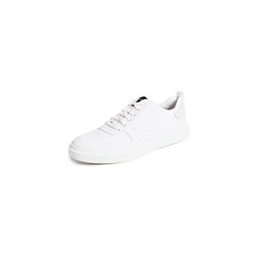 Imagem de Cole Haan Tênis masculino GrandPro Rally Canvas Court, Lona branca óptica, 45