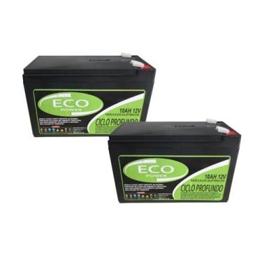 Imagem de Kit 2un Baterias Selada 10Ah 12V para Patinete, Bike Elétrico e Scoote