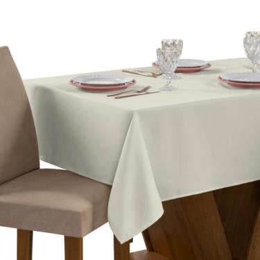 Imagem de Toalha De Mesa 1,50x1,50 Tecido Oxford Quadrada Jantar 4 lugares - flo