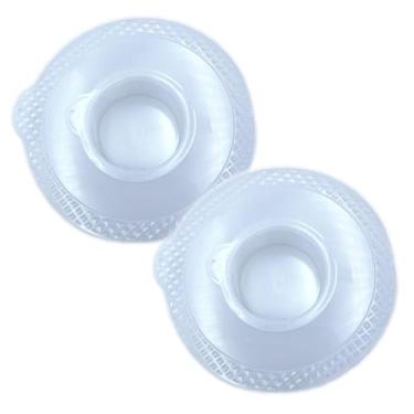 Imagem de Tampas de tigela misturadora para tigelas de batedeira KitchenAid 4,5-5 litros com cabeça inclinada. Material PE. Seguro para lava-louças. Incluindo tampa da tigela misturadora pacote com 2