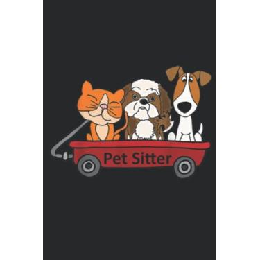 Imagem de SmileGraphicpetsa Funny Cat Schnauzer and terrier Pet Sitter Meme: Lined Journal Notebook To Do Schedule, Medium 6x9 Inches, 110 Pages, Printed Cover