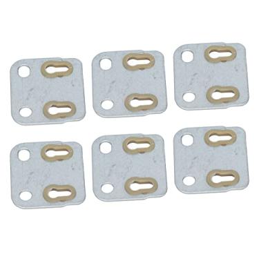 Imagem de Placa Guia da Haste de Pressão da Válvula de 10 Unidades, Suporte de Haste de Balanço de Plástico de Ferro Com Características Estáveis, Durável, Fácil de Instalar para Motor 154F