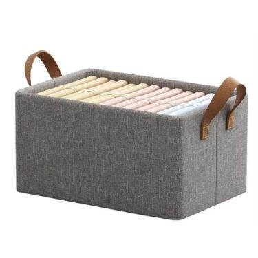 Imagem de Caixa Organizadora Roupeiro Closet Multiuso Grande Dobrável - KeHome