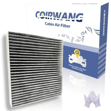 Imagem de COIRWANG Filtro de ar de cabine CF12552; compatível com Nissan Altima, Pathfinder, Rogue, Sentra, Infiniti QX50, QX55, QX60, Renault Captur, Cilo, Logan, Sandero; 27277-6CA0A; com carvão ativado;