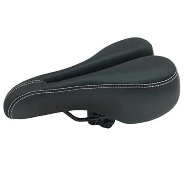 Imagem de Banco Selim Preto Com Cavidade Confortável Para Bike Spinning Universal