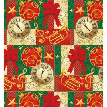Imagem de Bobina de Papel para Embrulho de Presente Natal 60cmx100m - SAO JOAO, 